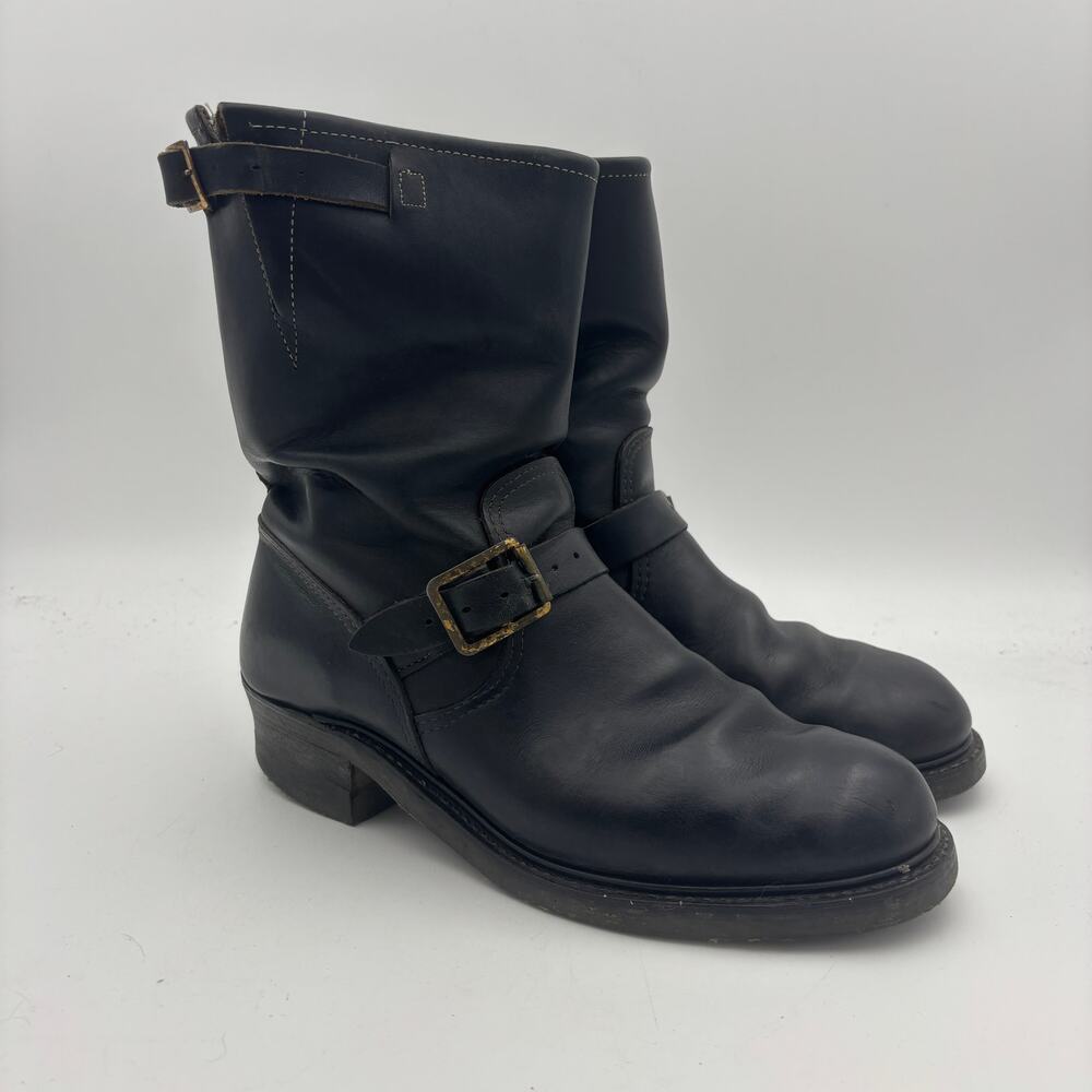 Vintage 60s Penney's Big Mac Engineer Buckle Moto Boots Men's 10 Workwear - Picture 2 of 14